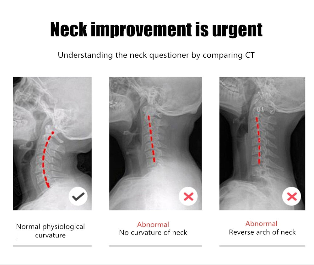 Electric Neck Massager Low Frequency Magnetic Pulse Therapy Cervical Vertebra Physiotherapy Pain Relief Health Care Relaxation