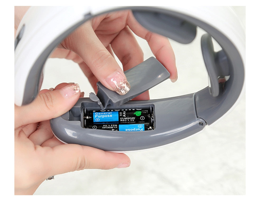 Electric Neck Massager Low Frequency Magnetic Pulse Therapy Cervical Vertebra Physiotherapy Pain Relief  Health Care Relaxation